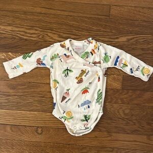Used Hanna Andersson onesie 0-3 months.